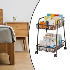 Chariot de rangement à roulettes pour boissons, bureau, crèche