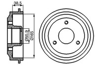 2X Bremstrommel Hinten Bosch 0 986 477 066 FÜR CitroËN Peugeot