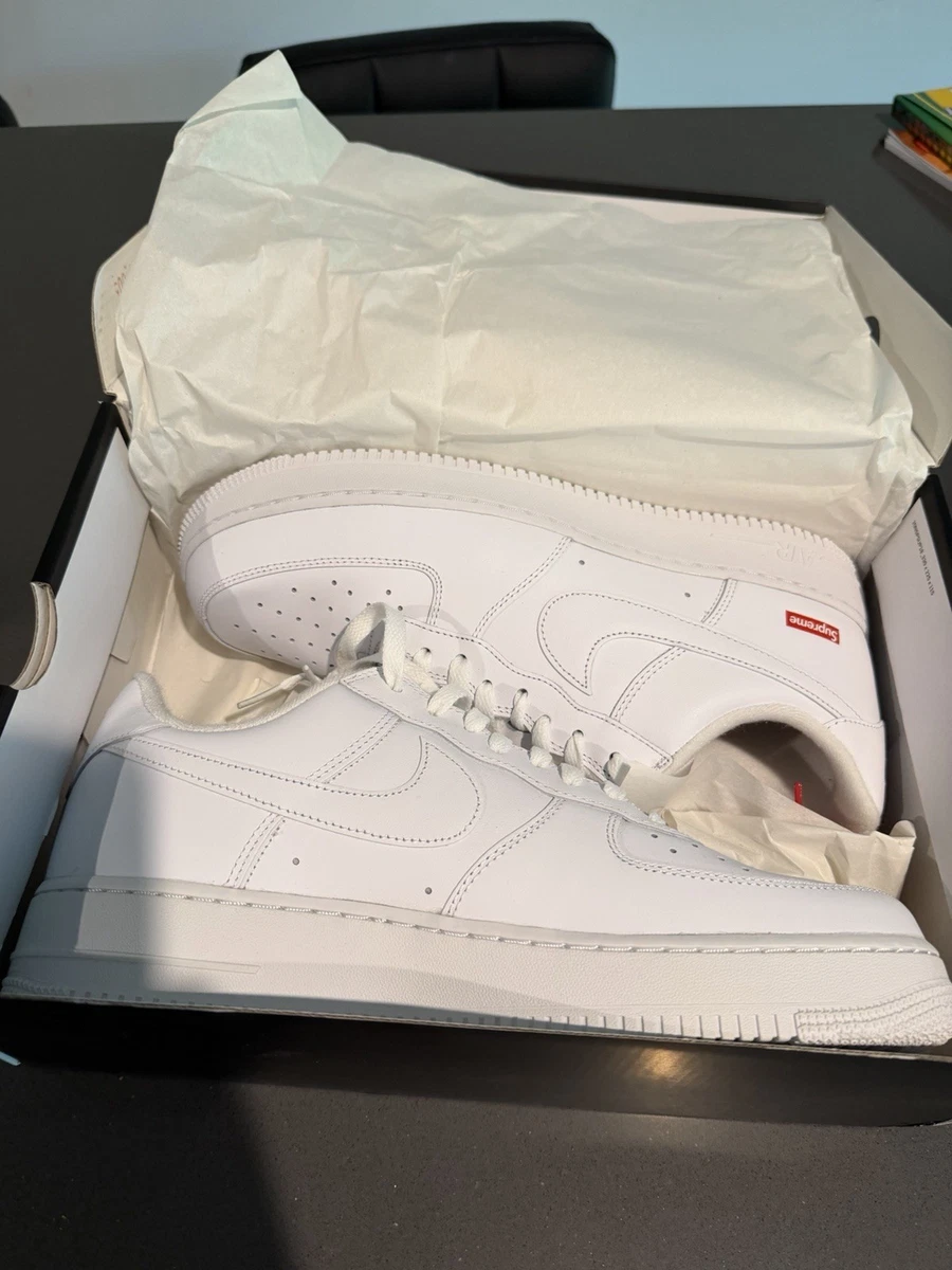 Nike Air Force 1 Supreme White for Sale | Authenticity Guaranteed