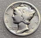 1917 S Mercury dime US 90% Silver #121