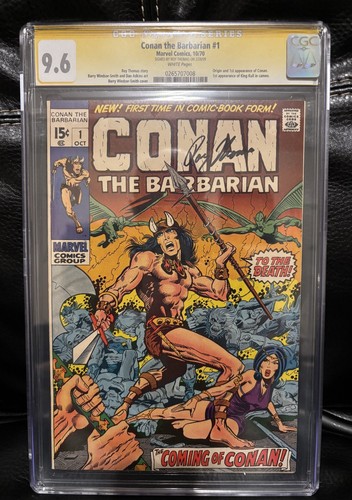 Conan the Barbarian #1 CGC 9.6 SS **Signed Roy Thomas** Origin & 1st app Conan