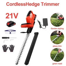 22'' Electric Hedge Trimmer Cordless Power Hedge Trimmer for Garden Yard Cutting