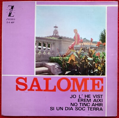 SALOMÉ - JO L'HE VIST EP - 7'' EP 1964 ZAFIRO SUNG IN CATALA - POP