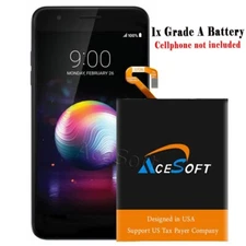 High Capacity AceSoft 3970mAh Extended Slim Battery for Unlocked LG K30 X410ULMG
