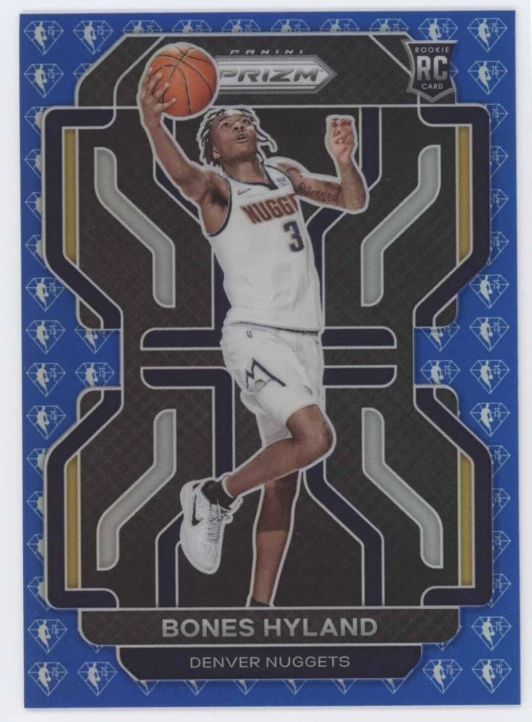 2021-22 Panini Prizm Basketball - BONES HYLAND #302 Blue NBA 75th