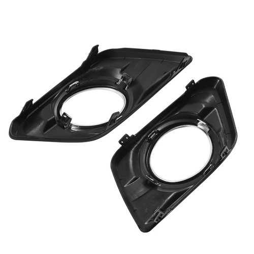 For 2014 2015 2016 Nissan Rogue Front Bumper Fog Light Bezel Lamp Cover Pair - Picture 4 of 10
