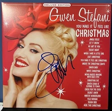 Gwen Stefani signed You Make It Feel Like Christmas 12" lp album COLOR VINYL