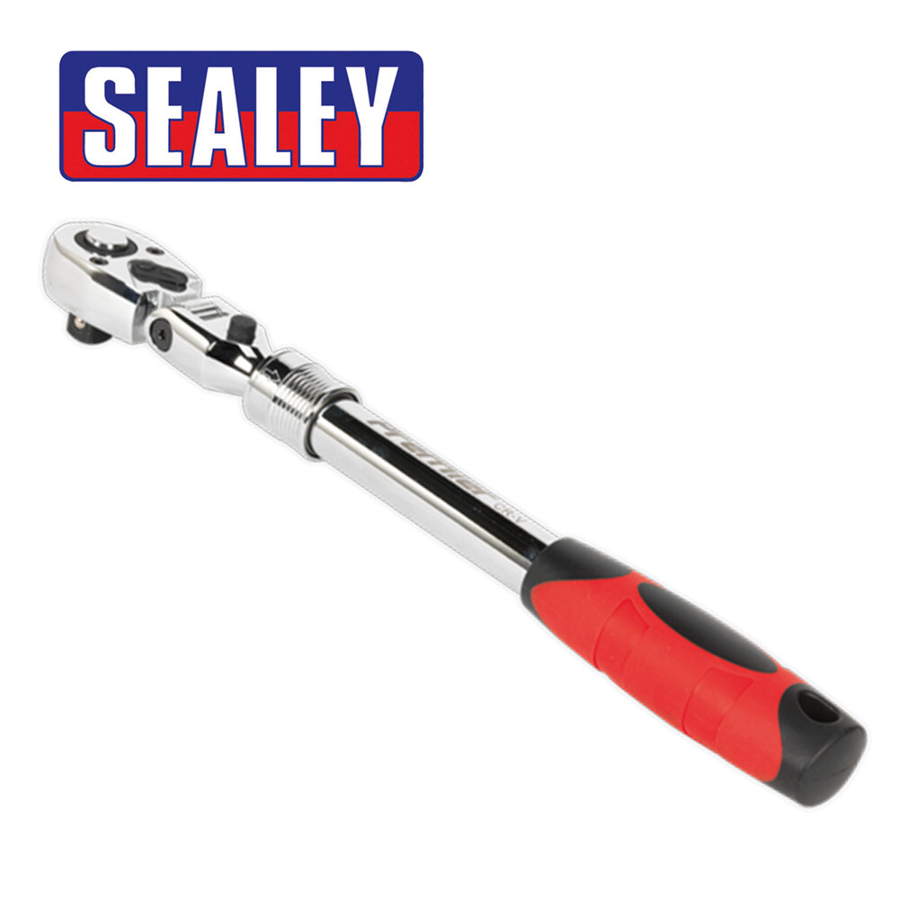 AK6682 Sealey Flexi-Head Ratchet Wrench 1/2""Sq Drive Extendable