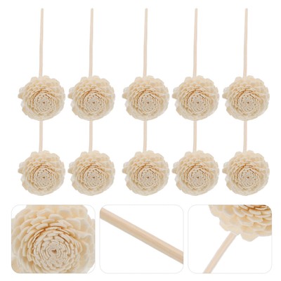 10pcs Diffusers Flower Aroma Diffuser Sticks Lavender Diffuser Sticks