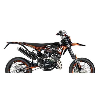 Kit grafiche deco Stage6 arancione BETAMOTOR 50 RR T 2018-2025