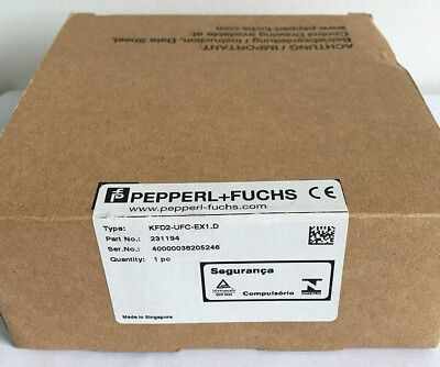 #ad NEW PF safety barrier KFD2 UFC EX1.D adjustment frequency converter $220.95