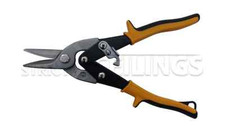 Strictly Ceilings Aviation Straight Cut Tin Snips, CrMo blades cut 18g-24g steel