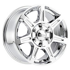 1 Ultra 17x8 5X130 +60 450C Toil Van Chrome Plated Wheel Rim