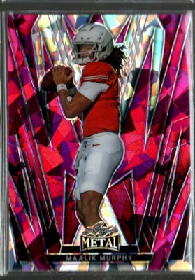 Maalik Murphy 2024 Leaf Metal Pink Crystal /5