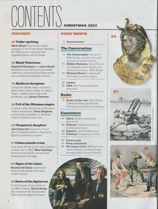 BBC history magazine-XMAS 2022-TUDORS IN UK