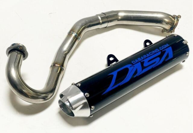 Dasa Exhaust Pipe Full System 99DB Yamaha YFZ 450 Black Blue All Years