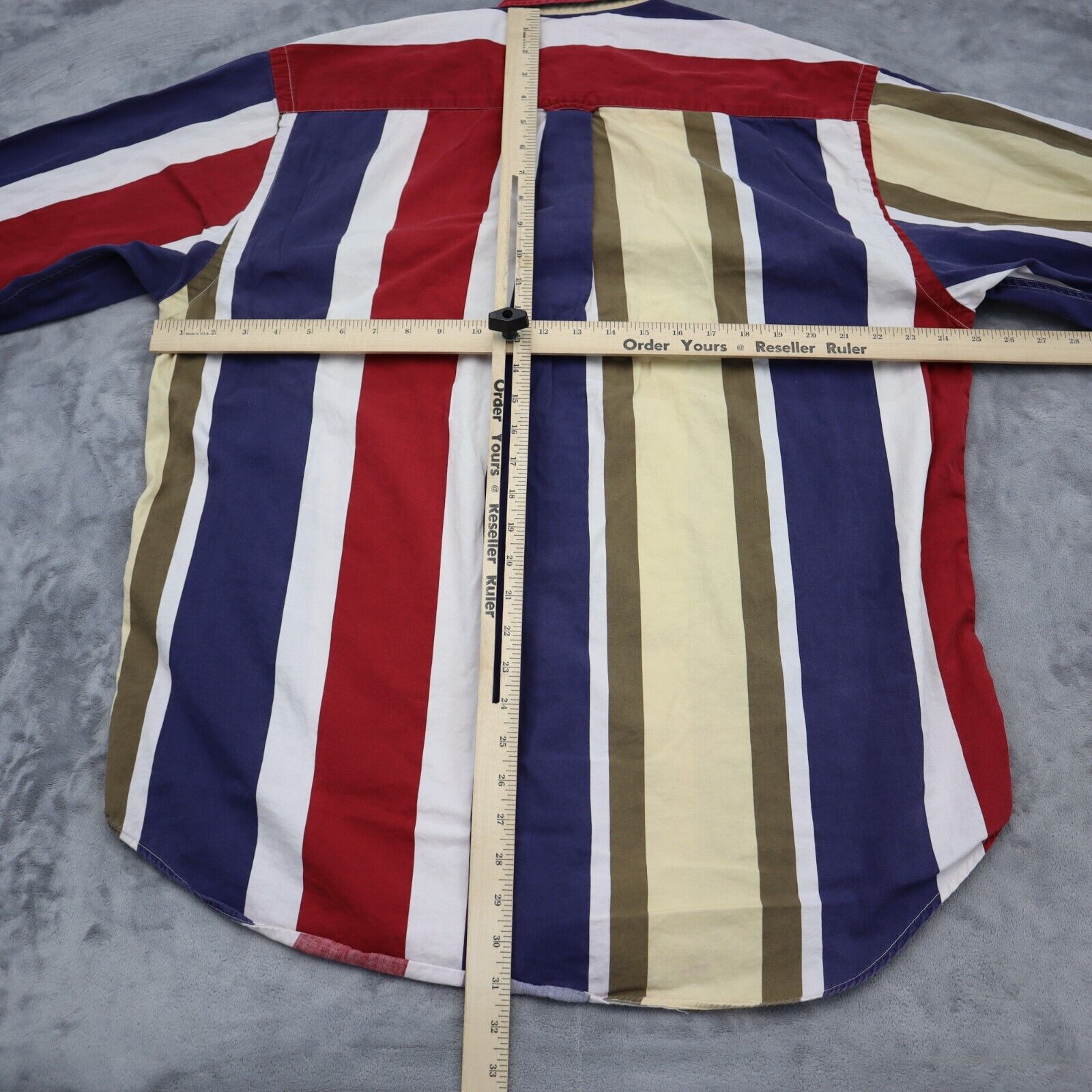 Nautica Shirt Mens L Multicolor Long Sleeve Polo … - image 3