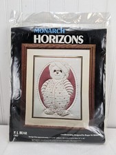 Vintage Monarch Horizons P J Bear Candlewicking Kit CR65 Sealed 1984 Sealed New