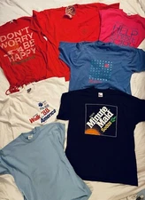 Vintage T-Shirts LOT Size XL Coke Screen Stars Best Marlboro 70s 80s Minute Maid