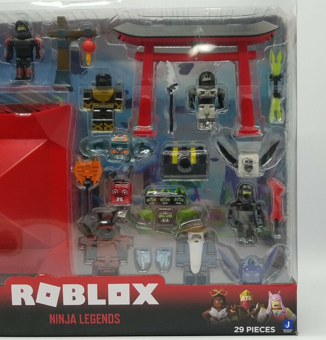 Roblox Ninja Legends Playset 29 Pieces & Merciless Ninja Exclusive Virtual  Code