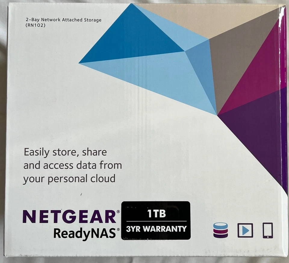 Netgear ReadyNAS RN102 Network Attached Storage NAS Raid1 Backup RN10211D-100NAS - Image 3 of 4