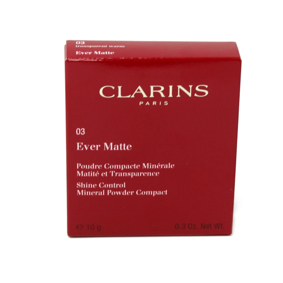 CLARINS EVER MATTE MINERAL POWDER COMPACT 10G #03-TRANSPARENT WARM - Image 2 of 2