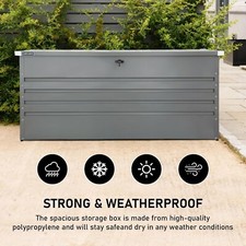 Large Storage Box 1000L | Lockable Outdoor Garden Storage Chest Massive Capacity
