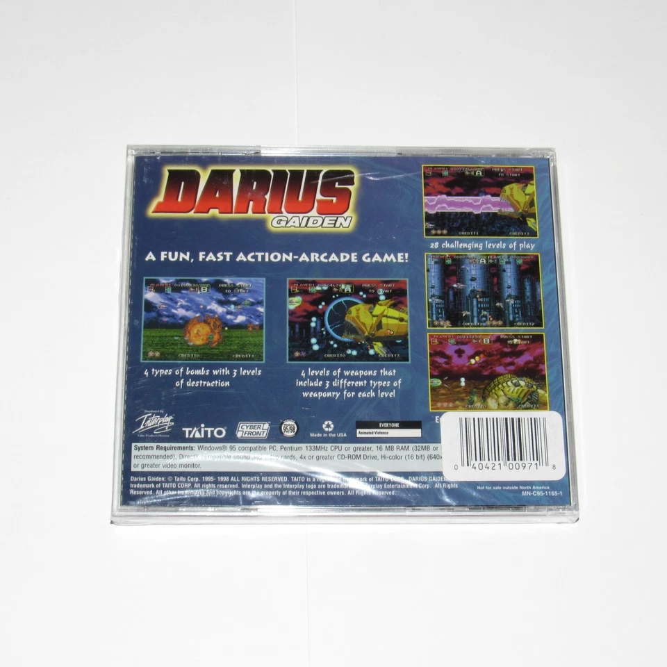 Darius Gaiden PC Game New Sealed 1998 Taito - Image 2 of 4