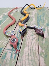 Set of 3 Fake Realistic 18" Snake Lifelike Scary Rubber Toy Prank Party Joke