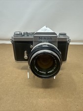 Nikon F Eye Level 35mm SLR Camera Nikkor S Auto 50mm f1.4 Lens