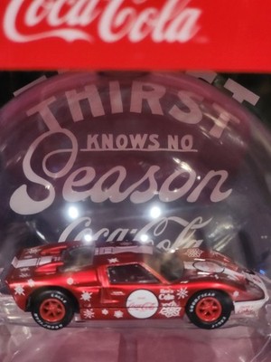 M2 Machines 2025 Coca-Cola Christmas Ornament 1966 Ford GT40 MKII