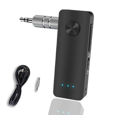 Bluetooth 5.3 AUX 2 in 1 Adapter for Car, 3.5mm Wireless Transmitter and Rece...