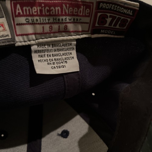 Boston Braves Cooperstown Collection American Needle Hat Size 6 7/8 Vintage - Foto 7 di 12