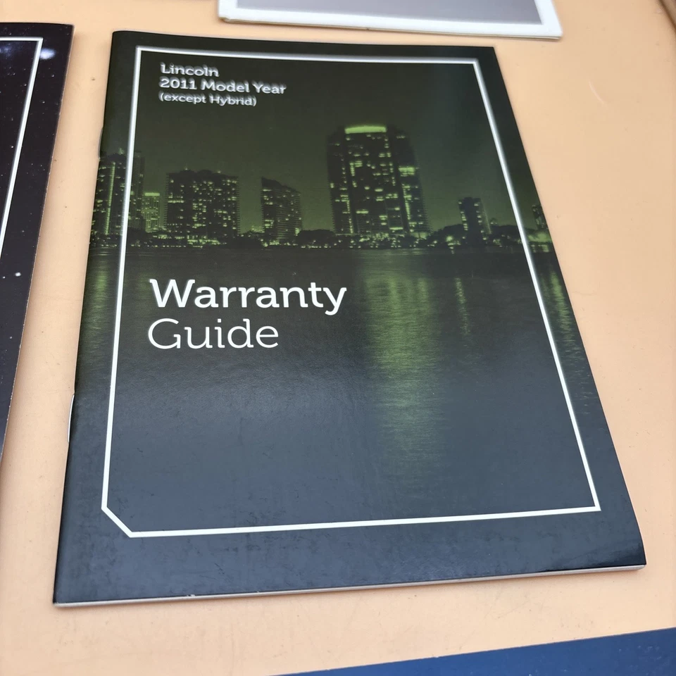 Lincoln MKX 2011 manual del propietario guía de referencia rápida con estuche incluido Foto 4 de 4