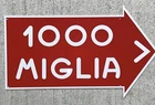 WOW!! Vintage Style Mille Miglia  F1 Truck  Sign Mille Miglia