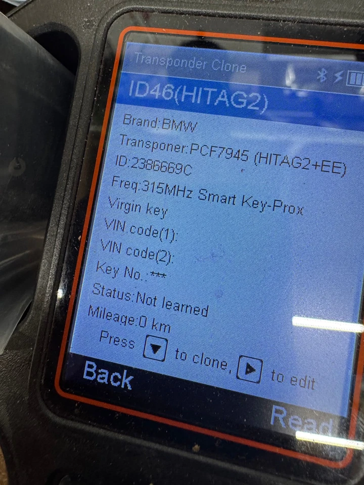 UNLOCKED OEM for BMW Smart Key Fob Remote Transmitter KR55WK49127 Slot Key Fob - Image 2 of 4