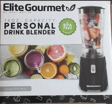 Personal Drink Blender 14 Oz Elite Gourmet by Maxi-Matic (EPB-9632)