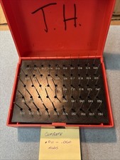 50 Pc M0011-.060'' Steel Plug Pin Gage Set Minus Pin Gauges Metalworking