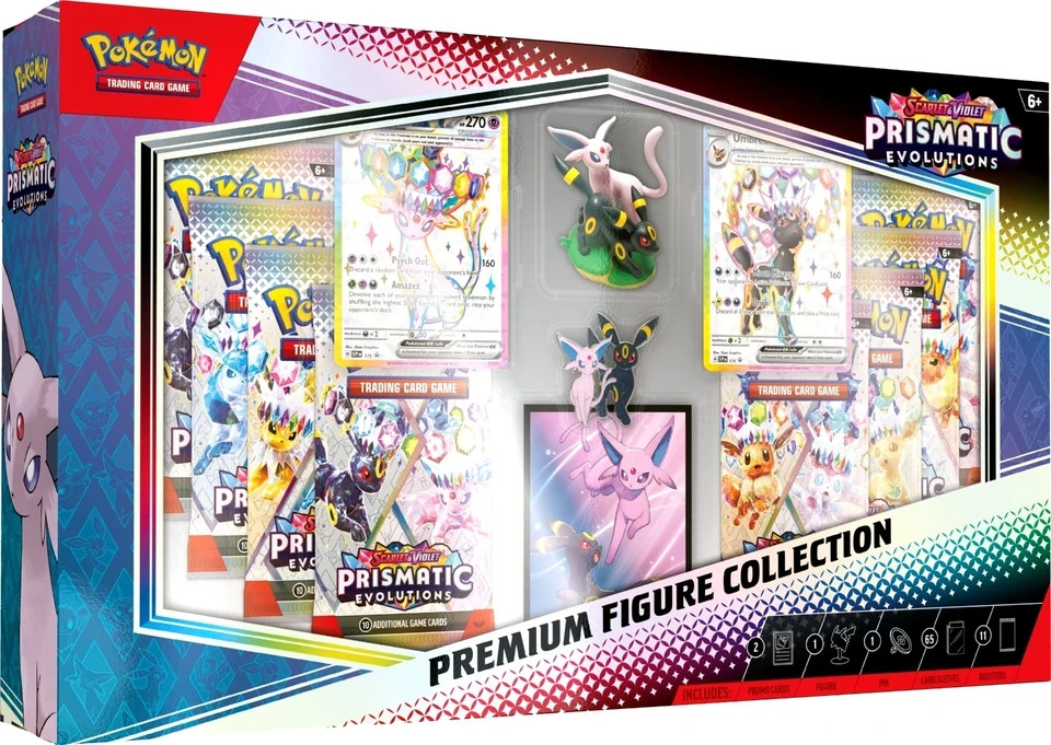 Pokemon TCG SV8.5 Prismatic Evolutions Premium Figure Collection Box Sealed New