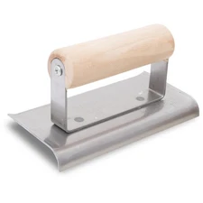 MARSHALLTOWN QLT Curved Concrete Edger, 6 x 2 3/4 Blade, 3/8 Radius, 1/2 Lip, 92