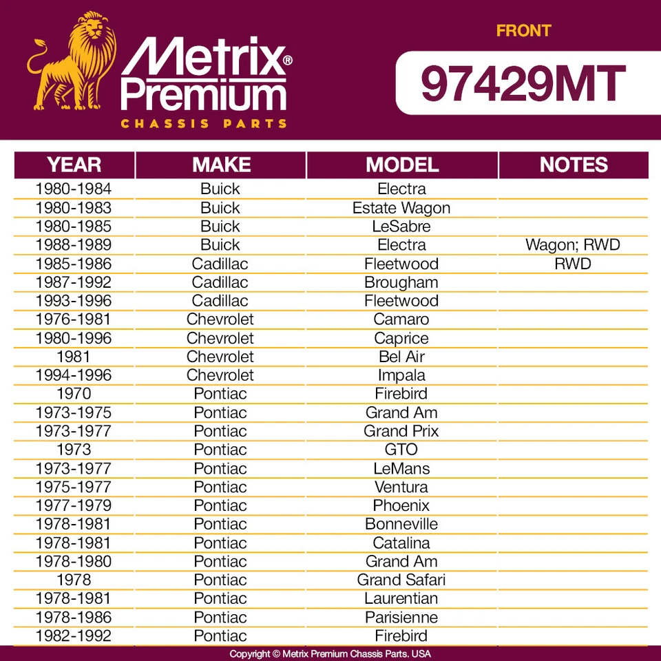 Kit de buje de barra estabilizadora y eslabón de barra estabilizadora delantera para Buick Electra 1980-1984 Foto 2 de 4