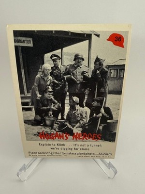 1965 Fleer Hogan's Heroes Set Break #36 Explain to Klink It's not a tunnel