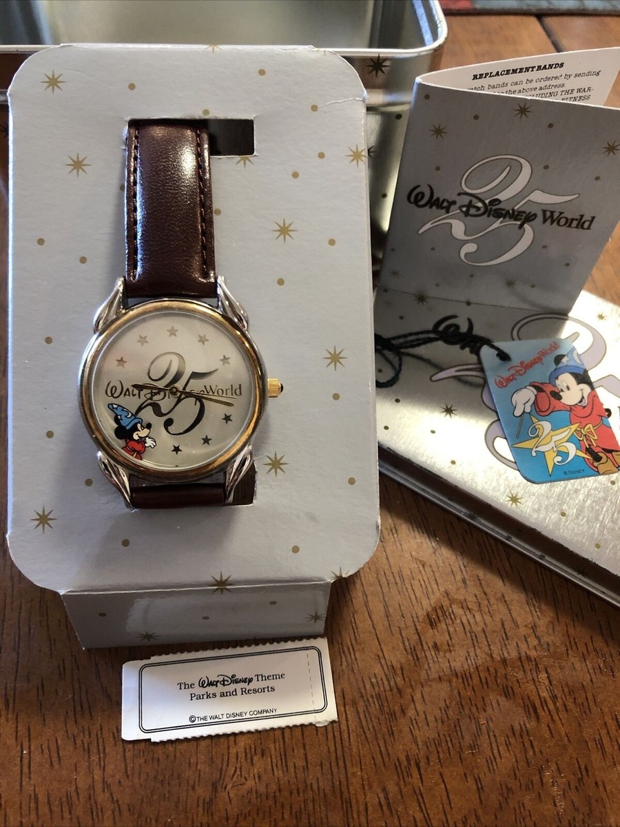Vintage Walt Disney World Watch 25th Anniversary Sorcerer Mickey
