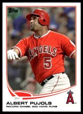 Albert Pujols 2013 Topps #266 Los Angeles Angels MLB READ FREE SHIP AutographDen