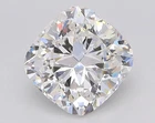 2.45Ct Lab Grown CVD Diamond 8.00 mm Cushion D Color, IF Certified Loose Diamond