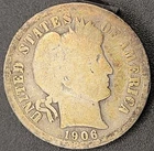 1906 S San Francisco Mint Barber Dime