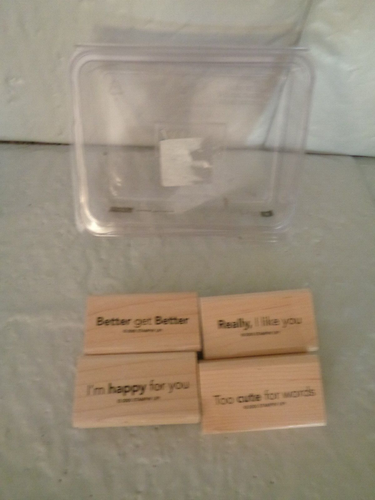 Stampin'  Up! - Quick Thinking Quotes -  Mounted - Scrapbooking Stamper Set - Picture 1 of 3