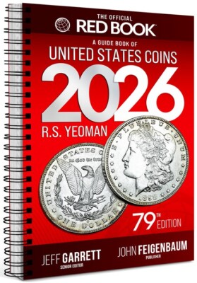 2026 Official Red Book Guide US Coins SPIRAL & US Paper Money 8th