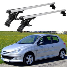 For Peugeot 206 Car 48" Aluminum Roof Rack Cross Bars Luggage Cargo Carrier Lock