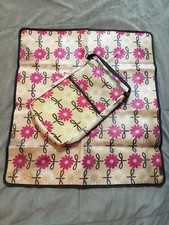 jj cole flower bag diapers and whipes pod with changing pad